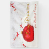 Frohe Weihnachten, Weihnachtsbälle Banner (Vertikal)