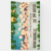 Frohe Weihnachten, Weihnachtsbälle Banner (Vertikal)