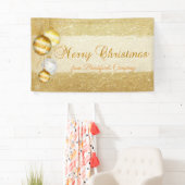 Frohe Weihnachten, Weihnachtsbälle, Glitterie Banner (Insitu)