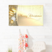Frohe Weihnachten, Weihnachtsbälle, Imitate Gold Banner (Insitu)