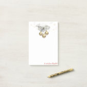 Frohe Weihnachten, Weihnachtsbälle Personalisiert Post-it Klebezettel (Auf Schreibtisch)