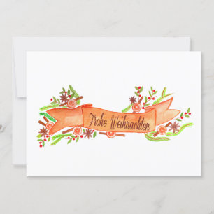 Frohe Weihnachten, Weihnachtsbanner Einladung