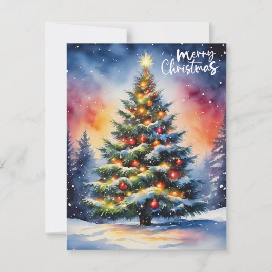 Frohe Weihnachten Weihnachtsbaum (Vorderseite)