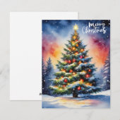 Frohe Weihnachten Weihnachtsbaum (Vorne/Hinten)