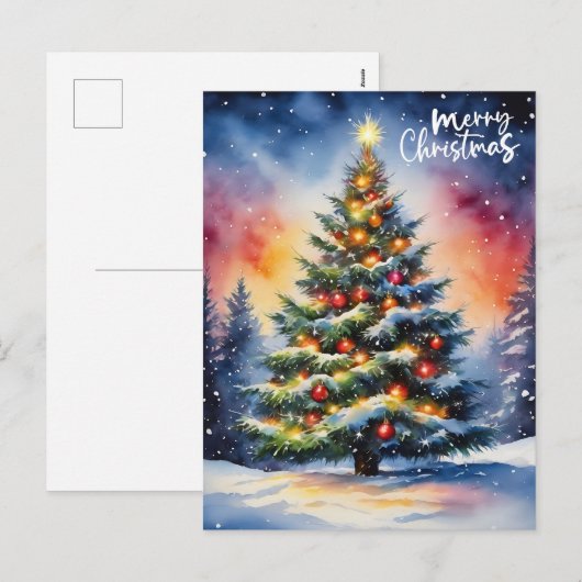 Frohe Weihnachten Weihnachtsbaum (Vorne/Hinten)