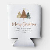 Frohe Weihnachten Weihnachtsbaum Dosenkühler (Rückseite)