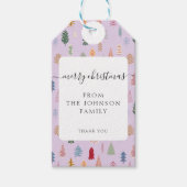 Frohe Weihnachten! Weihnachtsbaum Geschenkanhänger (Vorderseite)