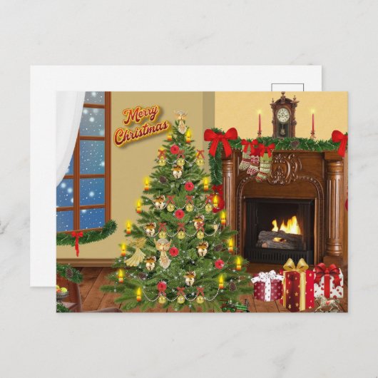 Frohe Weihnachten Weihnachtsbaum & Geschenke (Vorne/Hinten)