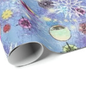 Frohe Weihnachten - Weihnachtsbaum Geschenkpapier (Rolleneckpunkt)