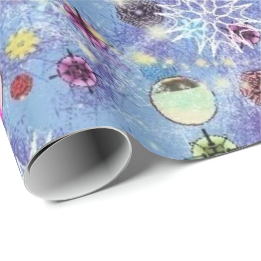 Frohe Weihnachten - Weihnachtsbaum Geschenkpapier (Rolleneckpunkt)