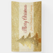 Frohe Weihnachten, Weihnachtsbaum, Glitterie Banner (Vertikal)