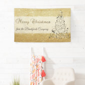 Frohe Weihnachten, Weihnachtsbaum, Glitterie, Firm Banner (Insitu)