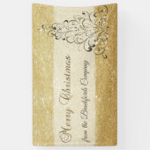 Frohe Weihnachten, Weihnachtsbaum, Glitterie, Firm Banner (Vertikal)