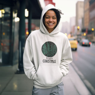 Frohe Weihnachten, Weihnachtsbaum Hoodie