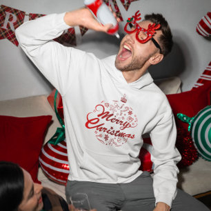Frohe Weihnachten, Weihnachtsbaum Hoodie