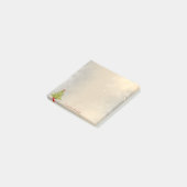 Frohe Weihnachten, Weihnachtsbaum in Aquarell Post-it Klebezettel (angewinkelt)