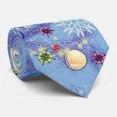 Frohe Weihnachten - Weihnachtsbaum Krawatte (Gerollt)