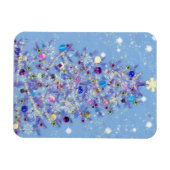 Frohe Weihnachten - Weihnachtsbaum Magnet (Horizontal)