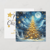 Frohe Weihnachten & Weihnachtsbaum Personalisiert (Vorne/Hinten)