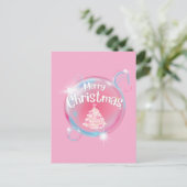 Frohe Weihnachten, Weihnachtsbaum Postkarte (Stehend Vorderseite)