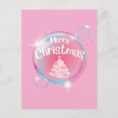 Frohe Weihnachten, Weihnachtsbaum Postkarte (Vorderseite)