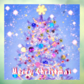 Frohe Weihnachten - Weihnachtsbaum - schön Fensteraufkleber (Blatt 3)