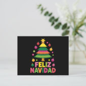 Frohe Weihnachten Weihnachtsbaum Spanische Feierta (Stehend Vorderseite)