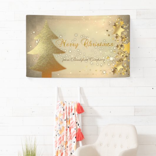 Frohe Weihnachten, Weihnachtsbaum, Sterne, Sparkle Banner (Insitu)