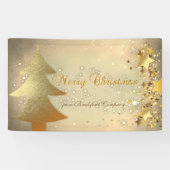 Frohe Weihnachten, Weihnachtsbaum, Sterne, Sparkle Banner (Horizontal)