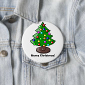 "Frohe Weihnachten" Weihnachtsbaum-Taste Button (Beispiel)