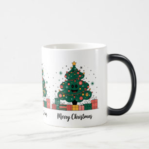 Frohe Weihnachten Weihnachtsbaum Verwandlungstasse