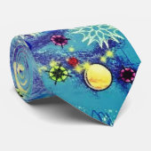 Frohe Weihnachten - Weihnachtsbaum - Weihnachten P Krawatte (Gerollt)