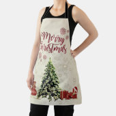 Frohe Weihnachten, Weihnachtsbäume, Geschenke, Sch Schürze (InSitu)