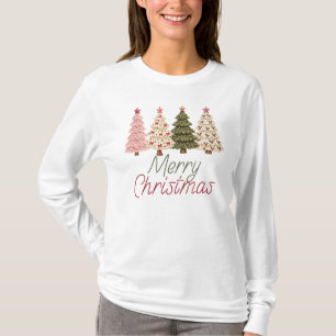 Frohe Weihnachten, Weihnachtsbäume T-Shirt