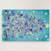 Frohe Weihnachten - Weihnachtsbaumgeschenk für all Puzzle (Horizontal)