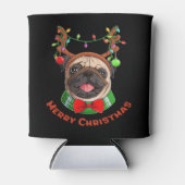 Frohe Weihnachten. Weihnachtsbeleuchtung. Klassisc Dosenkühler (Vorderseite)