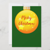 Frohe Weihnachten, Weihnachtsessen Einladung (Rückseite)