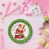 Frohe Weihnachten Weihnachtsfeier Pappteller (Party)