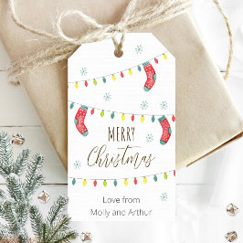 Frohe Weihnachten, Weihnachtsfeiertag Geschenkanhänger