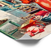 Frohe Weihnachten - Weihnachtsfeiertag Poster (Ecke)