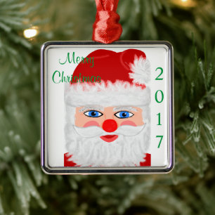 Frohe Weihnachten Weihnachtsfeiertag Silbernes Ornament