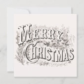 Frohe Weihnachten, Weihnachtsfest im Party Einladung (Vorderseite)