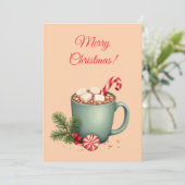 Frohe Weihnachten! Weihnachtsgeschenk. Weihnachtsk Save The Date (Stehend Vorderseite)