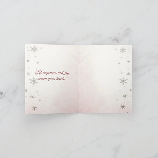 Frohe Weihnachten! Weihnachtsgeschenke,С Weihnacht Feiertagskarte (Innenseite)