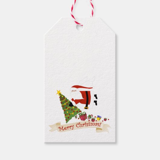 Frohe Weihnachten - Weihnachtsgeschenke Geschenkanhänger (Vorderseite)