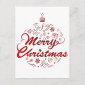 Frohe Weihnachten, Weihnachtsgeschenke Postkarte (Vorderseite)