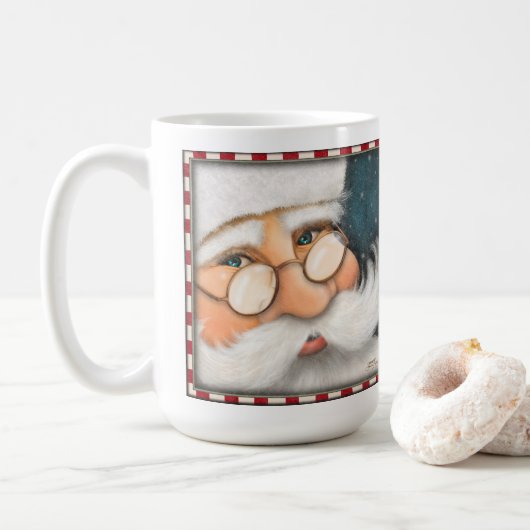 Frohe Weihnachten Weihnachtskaffee Tasse (Mit Donut)