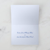 Frohe Weihnachten. Weihnachtskarte auf Deutsch Feiertagskarte (Innenseite)