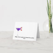 Frohe Weihnachten! Weihnachtskarte Feiertagskarte (Rückseite)