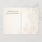 Frohe Weihnachten! Weihnachtskarte. Feiertagspostkarte (Rückseite)